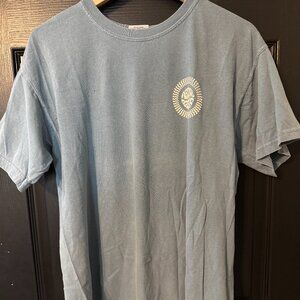 Naturebacks Brand Men's Tshirt Heavyweight Blue Gray Large